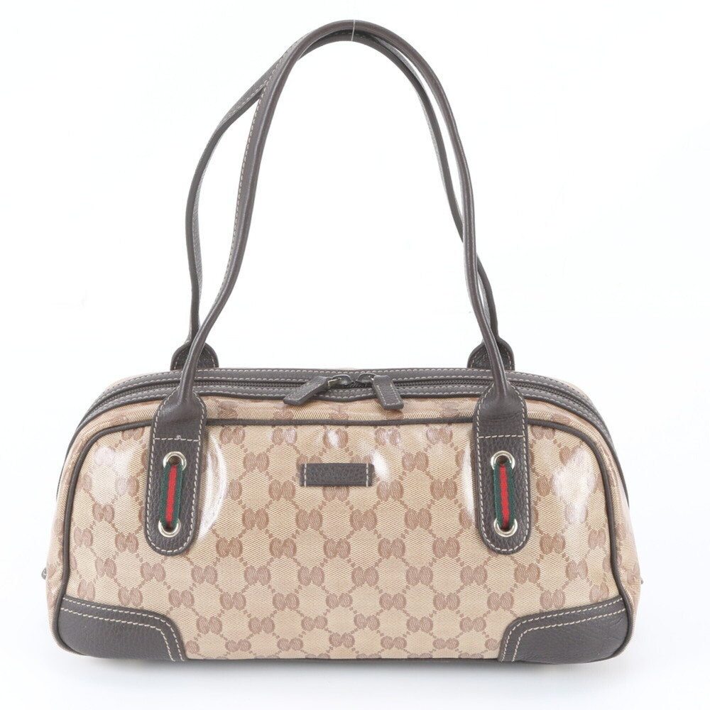 Gucci GG Crystal Sherry Line 293594 Leather Handbag Tote Bag for Women